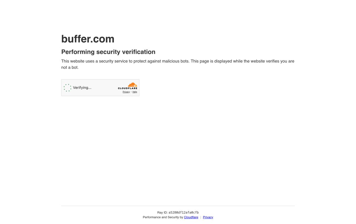 Buffer resmi web sitesinden görünüm